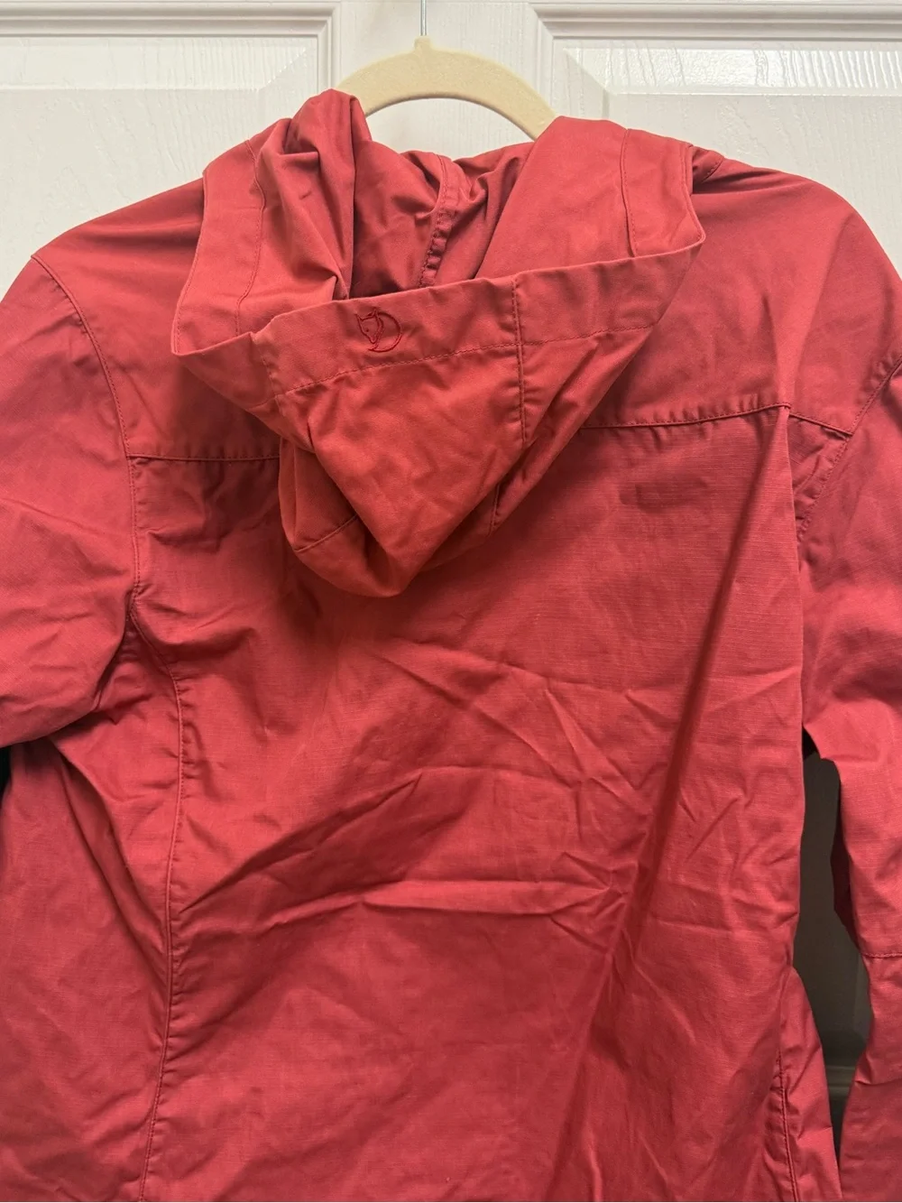 Fjallraven Red Lightweight Hooded Jacket